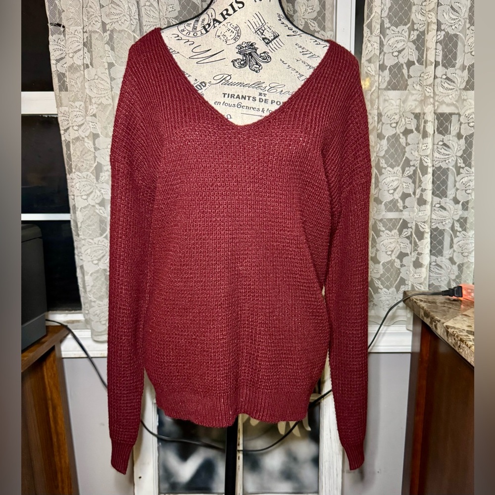 Blue notes Textured Sweater.